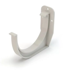 GAMRAT PCV Uchwyt rynnowy PCV 75mm - BIEL